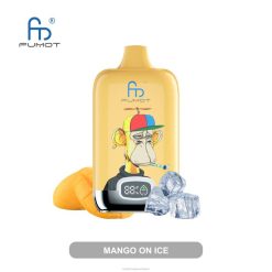 RandM Vape Kaufen | Fumot Original RandM Digital Box 00P212 12000-Akku und Liquid-Display-Vape-Gerät Mango auf Eis