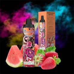 RandM Vape Kaufen | RandM Tornado 00P2292 6000 Airflow Control Vape Pod Gerät 1St Erdbeerwassermelone