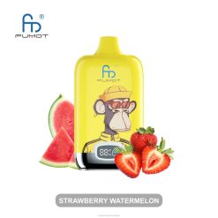 RandM Vape Rabattcode | Fumot Original RandM Digital Box 00P25 12000-Akku und Liquid-Display-Vape-Gerät Erdbeerwassermelone
